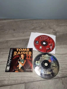 Lot of 2 PlayStation 1 : Tomb Raider I + II PS1 Disc Only Tested - Picture 1 of 6