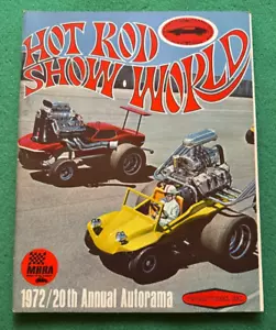 Vintage 1972 HOT ROD SHOW WORLD ZINGERS Michigan Detroit Autorama - Picture 1 of 3