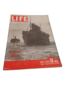 Life Magazine July 27 1942 WWII Japanese Transports Bombed in the Aleutians - Picture 1 of 2