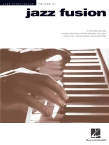 JAZZ FUSION - JAZZ PIANO SOLOS - VOL 54 - HAL LEONARD - VGC - FREEPOST - Picture 1 of 2