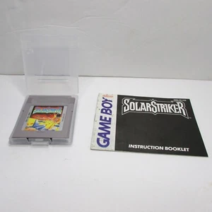 Nintendo Game Boy SOLAR STRIKER cartuccia gioco con istruzioni/custodia - testata - Foto 1 di 5