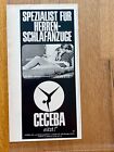 Ceceba Piżamy męskie Ascona Oryginalne 1973 Vintage Reklama Reklama