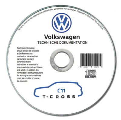 Volkswagen T-Cross (2019-2023) Manual De Taller En Cd - Imagen 1 de 4