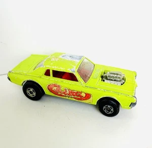 1970 Matchbox Lesney SUPERFAST No.62 Mercury Cougar Dragster DieCast Lime Green - Picture 1 of 5