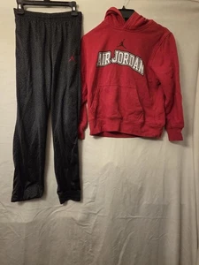 Jordan Kids Retro Hoodie & Jogger Pants Set Size M - Picture 1 of 6