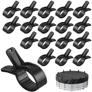 Sicherer Halt für Poolabdeckungen - 18 Stück starke Klammern mit Rutschschutz - Bild 1 von 1