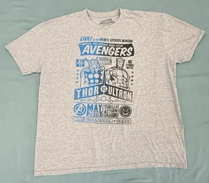 Marvel Avengers Shirt Herren XXL Thor Ultron 2015 Collector Corps Grafik Tee - Bild 1 von 4