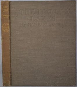 THE ITALIAN LAKES Faure 1928 Vintage Photo Guide Northern Italy - Imagen 1 de 6