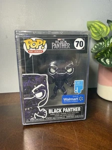 Funko Pop! Artist Series: Marvel - Black Panther #70 - Walmart Exclusive - Picture 1 of 6