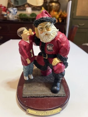 Vintage 2001 University Of South Carolina Santa’s Secret Figurine - Image 1 of 4