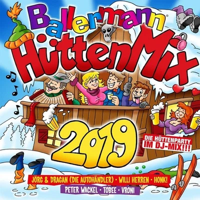 BALLERMAN Hütten MIX 2019  -  40 Hütten Party  Hits auf  2 CDs - NEU in der OVP - Bild 1 von 2