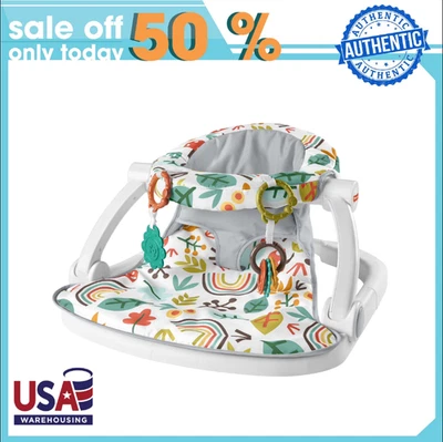 Fisher-Price Silla de Bebé Portátil con Juguetes para Bebé Asiento de Piso Sit-Me-Up - Envío Gratis Foto 1 de 4