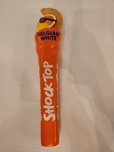 Shock Top belgischer weißer Fassbier Zapfhahn Griff 12" hoch - Bild 1 von 5