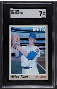 NOLAN RYAN 1970 TOPPS SGC 7 ! *JUST GRADED ! *DEAD CENTERED ! *KEY HIGH # IN SET - Picture 1 of 2