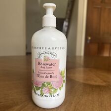 Crabtree & Evelyn ROSEWATER BODY LOTION 16.9 fl.oz 500ml Brand NEW with PUMP