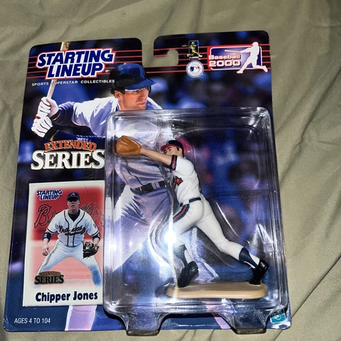 Hasbro Starting Lineup Baseball 2000 Extended Series Chipper Jones Figure Cover
