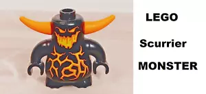 LEGO Minifigure Nexo Monster Scurrier Lava Orange Horns Lightning Nexo Knights - Picture 1 of 1