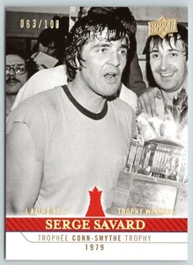 SERGE SAVARD 2008-09 CENTENNIAL MONTREAL CANADIENS NO 268 GOLD 63/100 93995 - Bild 1 von 2