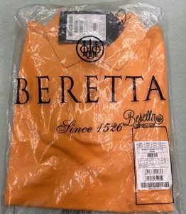Camisa polo para mujer Beretta 1526 MD022 manga corta logotipo de goma nueva en paquete naranja mediana - Imagen 1 de 14
