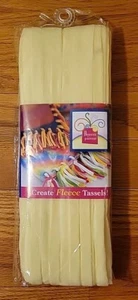 NEW Sealed Fleeces Pieces Create Your Own Tassels .5" X 32 Yds Can Use Like Yarn - Picture 1 of 4
