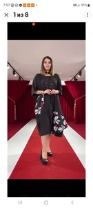 New Designer Darkwin Summer Dress Plus Size Black Size2 Turkish US20/22 - Picture 1 of 8