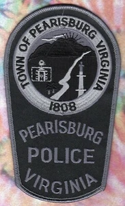 Pearisburg Virginia Polizei Schulteraufnäher gedämpft - Bild 1 von 2