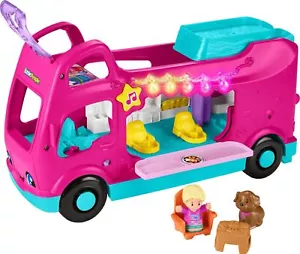 Fisher-Price Little People Barbie Little Dreamcamper RV Playset Music Lights - Picture 1 of 6
