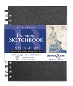 Stillman & Birn Beta Series Premium Wire-Bound Sketchbook, 6" x8" - Picture 1 of 2