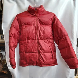Hooded Coat Double Down Steve & Barry's Size Medium Blokecore Dad Gorpcore - Picture 1 of 8
