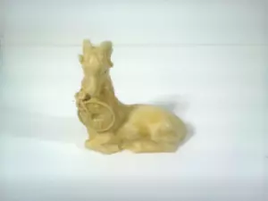 Pietra ollare zodiaco cinese capra statuina Capricorno pecora fermacarte feng shui - Foto 1 di 6