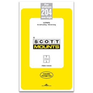 Scott/Prinz Pre-Cut Souvenir Sheets Small Panes Stamp Mounts 156x204 #1018 Black - Picture 1 of 2