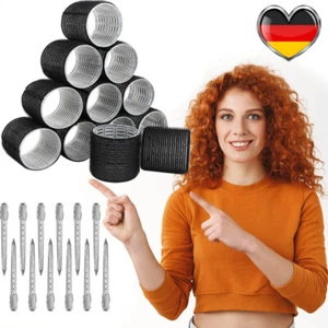12 Stk. Haftwickler Lockenwickler Rollen Haarwickler Friseurbedarf Locken Haar - Bild 1 von 15