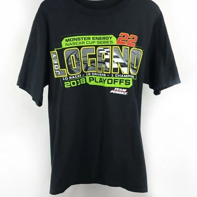 Nascar Men T Shirt Short Sleeve 2018 Cup Series No 22 Joey Logano Size S - Image 1 of 4