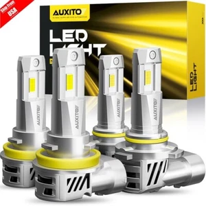 9005 9006 H11 LED Headlight Kit Hi& Low Beam 800% Super Bright 6500K White Bulbs - Picture 1 of 18