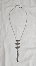 Cato Jewelry Long Silver Tone Necklace New