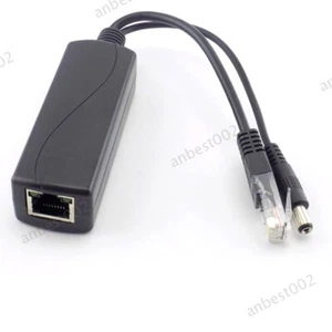 POE Splitter Cable 48V to 12V 5V mirco usb c Power Over Ethernet adapter - Picture 1 of 10