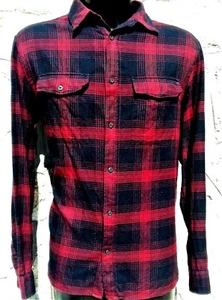 CHEMISE CARREAUX ROUGE er NOIR. L.O.G.G - Picture 1 of 3