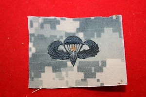 GENUINE US ISSUE ARMY BASIC COMBAT PARACHUTE AIRBORNE WING ON ACU CAMO 1 STAR - Picture 1 of 1