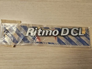 Originale Fiat Ritmo D CL fregio posteriore scritta sigla stemma logo emblema - Foto 1 di 1