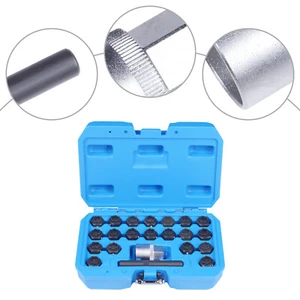 22X Anti-Theft Wheel Locking Bolt Nuts Screw Key Removal For BMW Wheels Lock - Picture 1 of 12