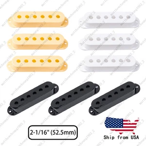 3x Single Coil Gitarren-Pickup-Abdeckungen 2-1/16" 52,5 mm für Fender USA MEXIKANISCHE Strat - Bild 1 von 5