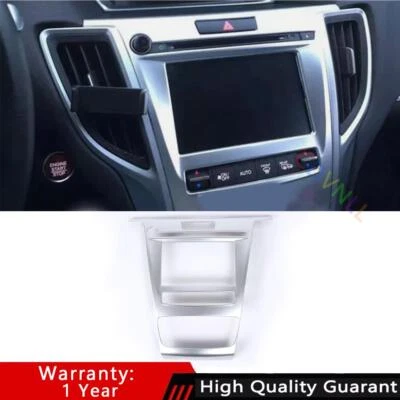 Panel de navegación de consola central plateada mate para Acura TLX 2015-2022 1 PIEZA Foto 1 de 4