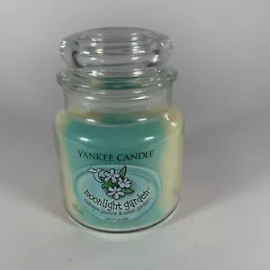 RETIRED Yankee Candle "MOONLIGHT GARDEN" 13.5 oz Swirl Candle FRESH ~ RARE ~ NEW - Picture 1 of 10