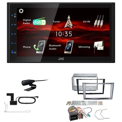 JVC Bluetooth 2DIN DAB+ Autoradio für Opel Astra H charcoal metallic - Bild 1 von 4