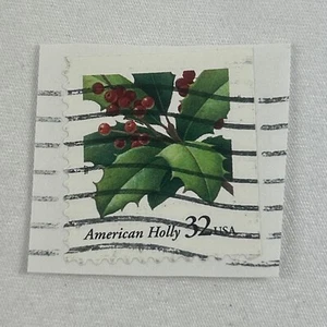 American Holly 1997 USA 32 Postage Stamp Scott 3197 Cancelled - Picture 1 of 1
