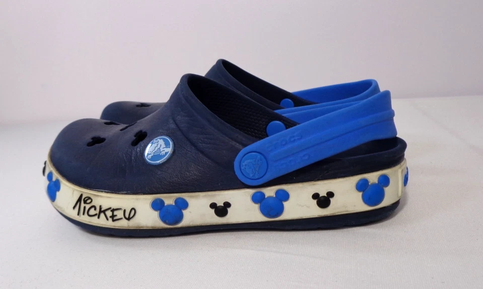 Zuecos Crocs Niños Disney Mickey Mouse Azul Talla 12 C 13 Foto 1 de 4