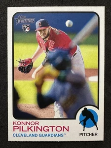 2022 Topps Heritage High Number - Konnor Pilkington #633 (RC) - Picture 1 of 2