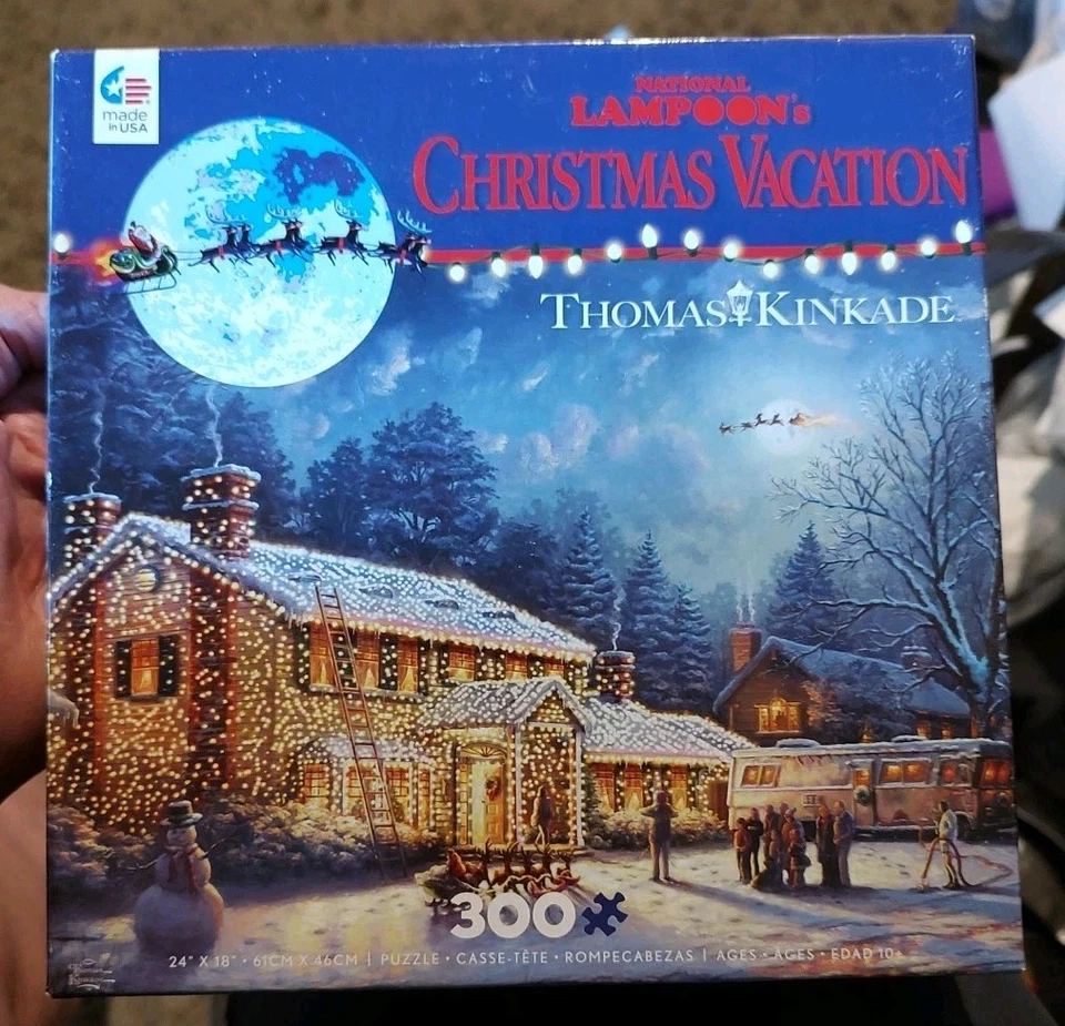 Ceaco - Thomas Kinkade - Holiday Movies - National Lampoons Xmas Vacation - 300