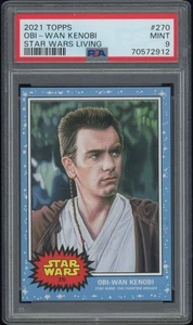 OBI-WAN KENOBI (PSA 9) 2021 Topps Star Wars Living Card #270 - Picture 1 of 2