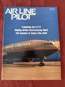 Air Line Pilot Magazine April 1995 Airline ALPA Evaluating B777 - Picture 1 of 4